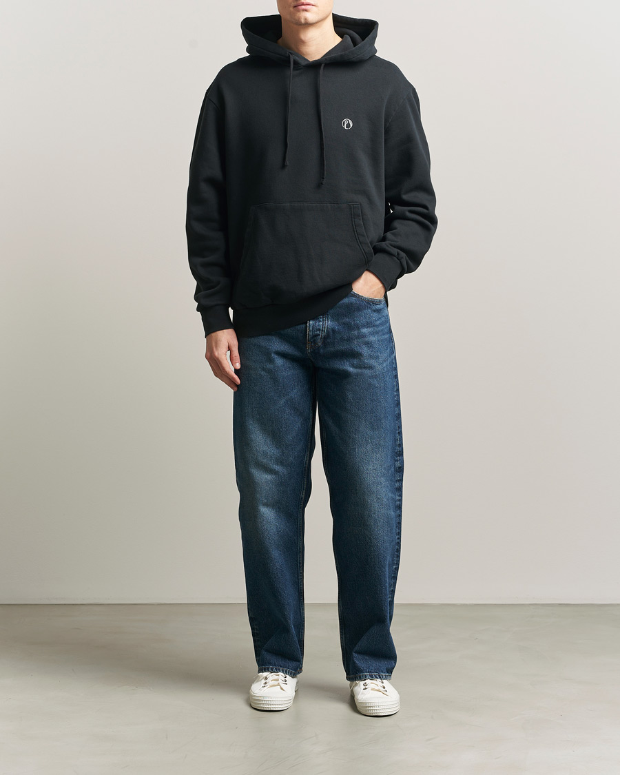 Herren | Pullover | Palmes | Stitch Hooded Sweatshirt Black