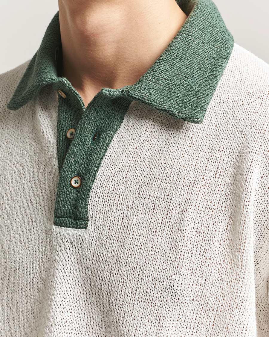 Herren | Pullover | Palmes | Knitted Rugby  Off White