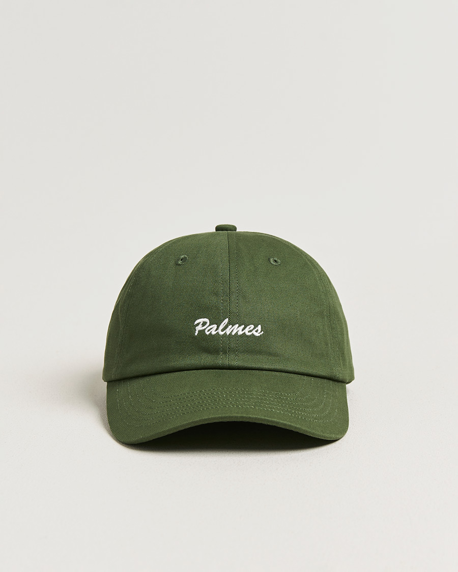 Herren | Hüte & Mützen | Palmes | Stitch 6-Panel Cap Dark Green