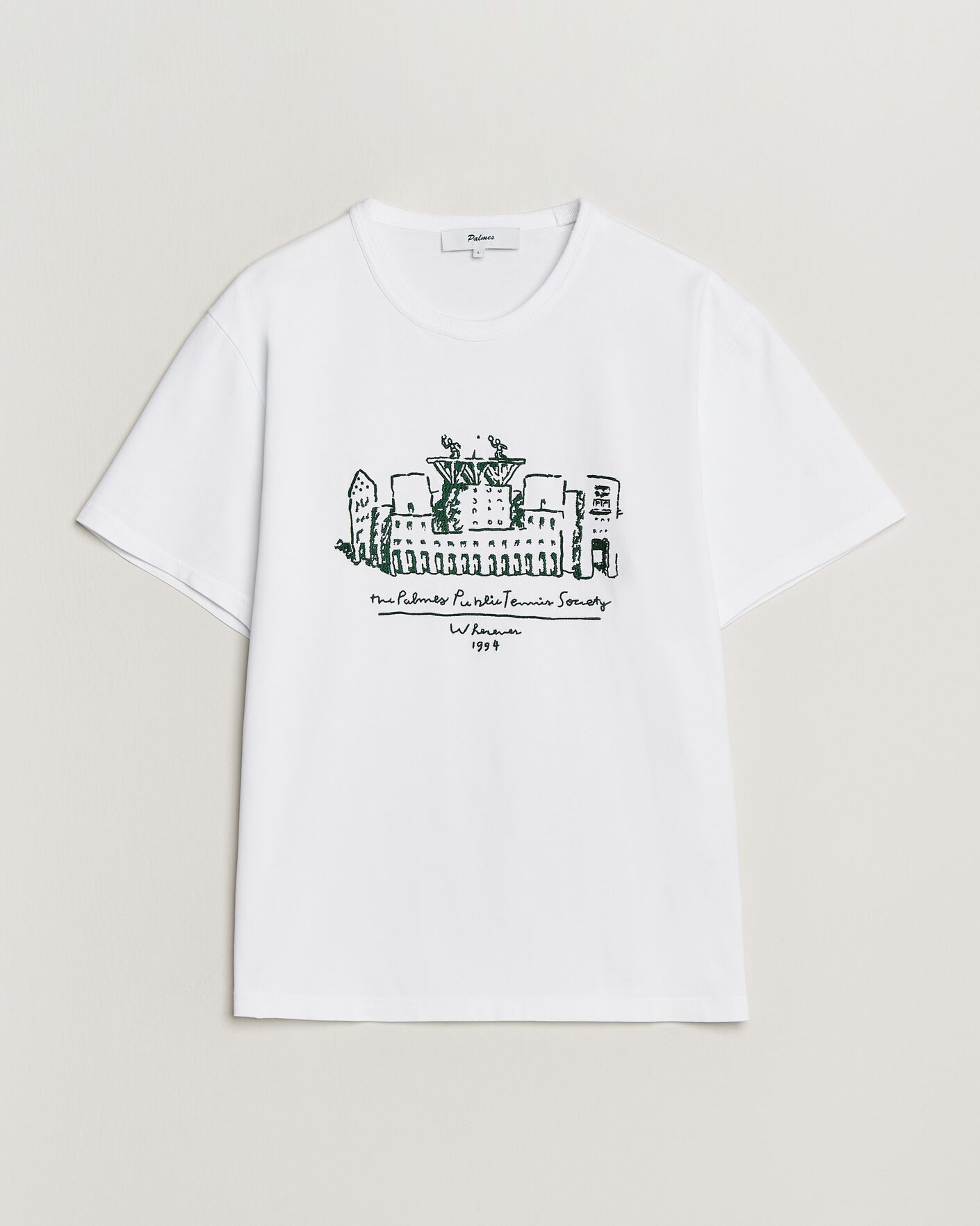 Herren | T-Shirts | Palmes | Public T-Shirt White