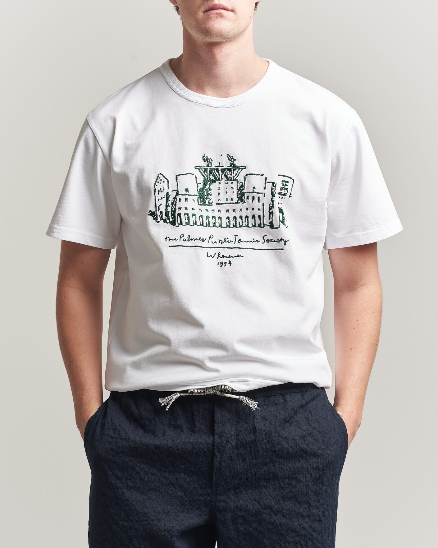 Herren | T-Shirts | Palmes | Public T-Shirt White
