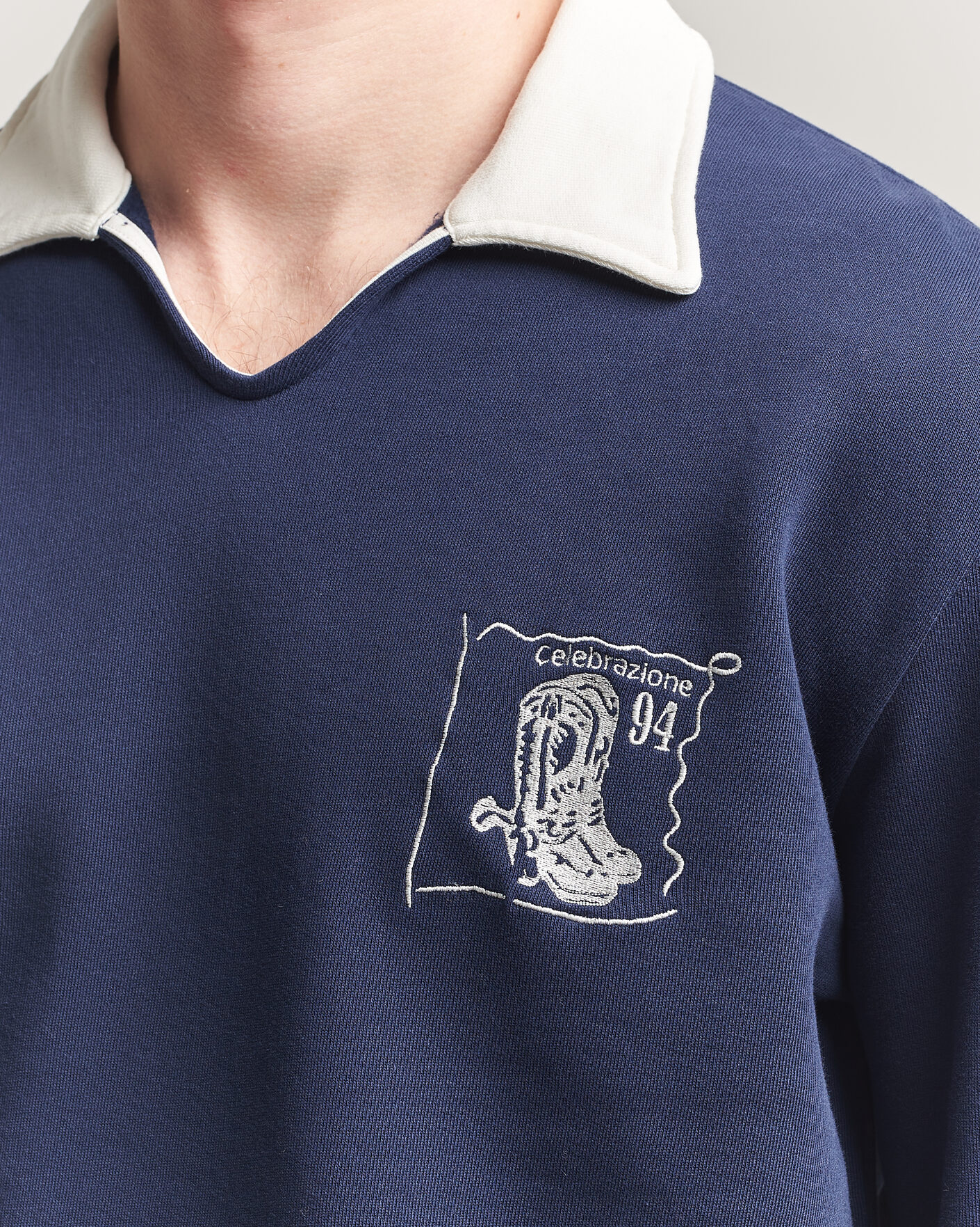 Herren | Pullover | Palmes | Boot Open Rugby Shirt Navy