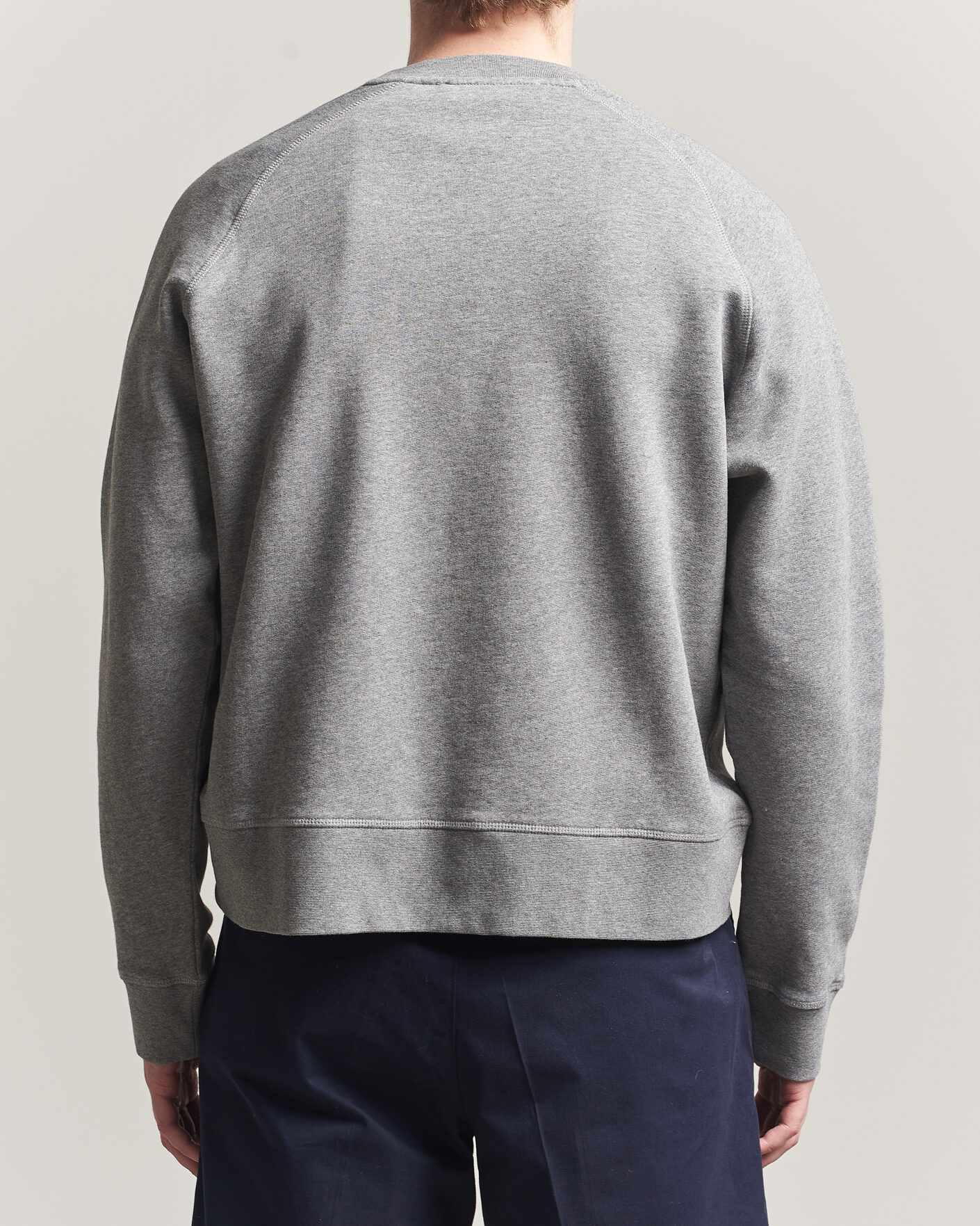 Herren | Pullover | Palmes | Lake Raglan Sweatshirt Grey Melange