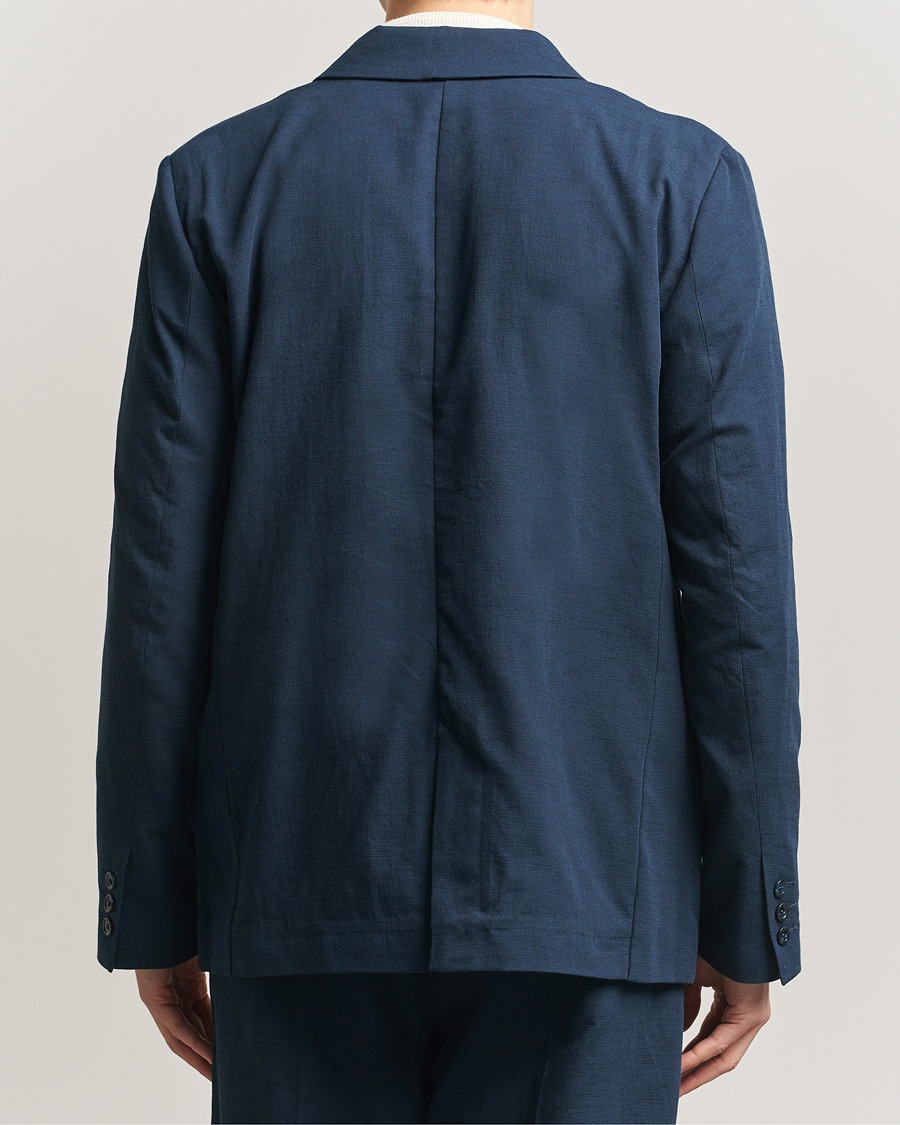 Herren | Sakkos | Palmes | Single Breasted Cotton Blazer Navy