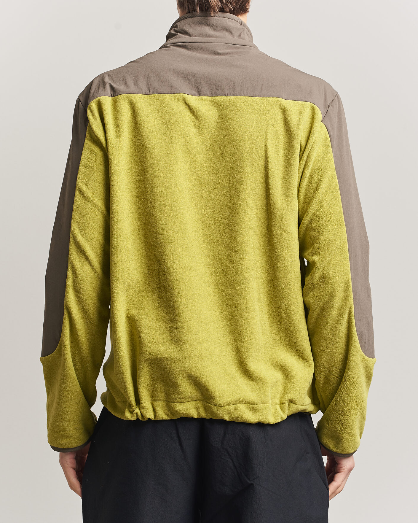 Herren | Pullover | Pas Normal Studios | Off Race Light Fleece Half Zip Moss Green
