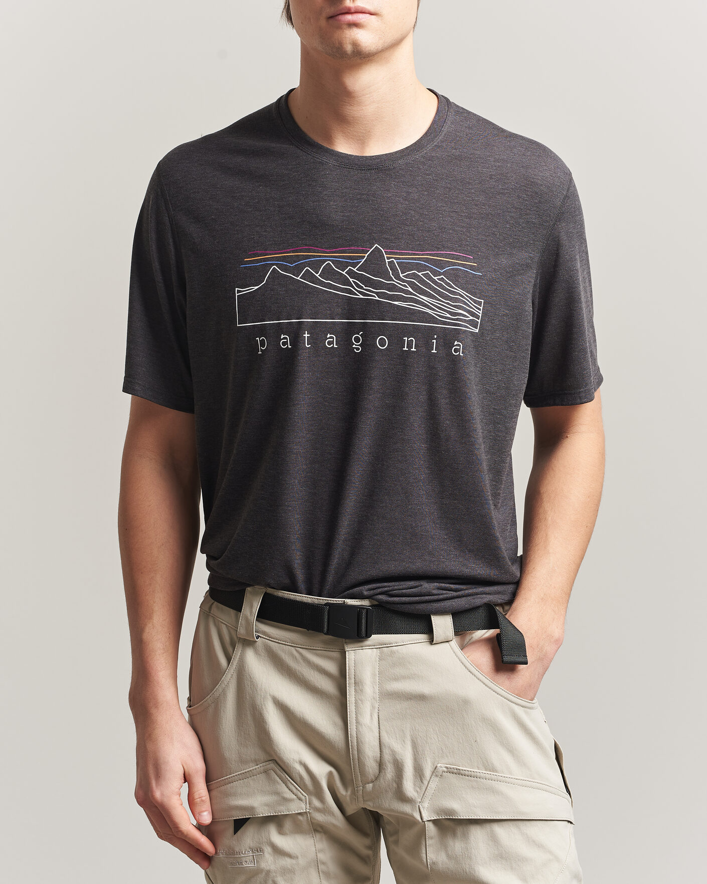 Herren | T-Shirts | Patagonia | Cap Cool Trail T-Shirt Ink Black