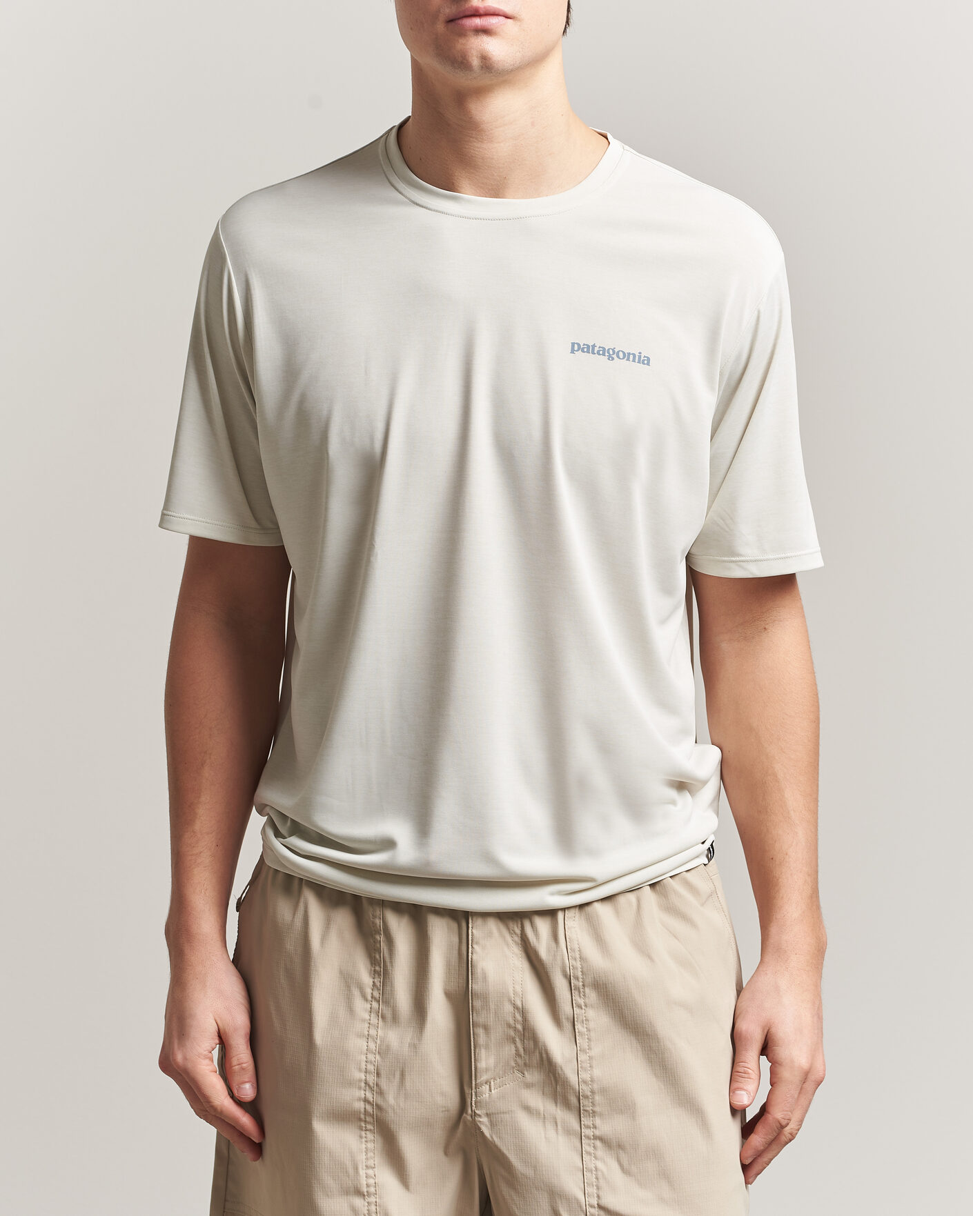 Herren | T-Shirts | Patagonia | Cap Cool Daily Logo T-Shirt Dyno White