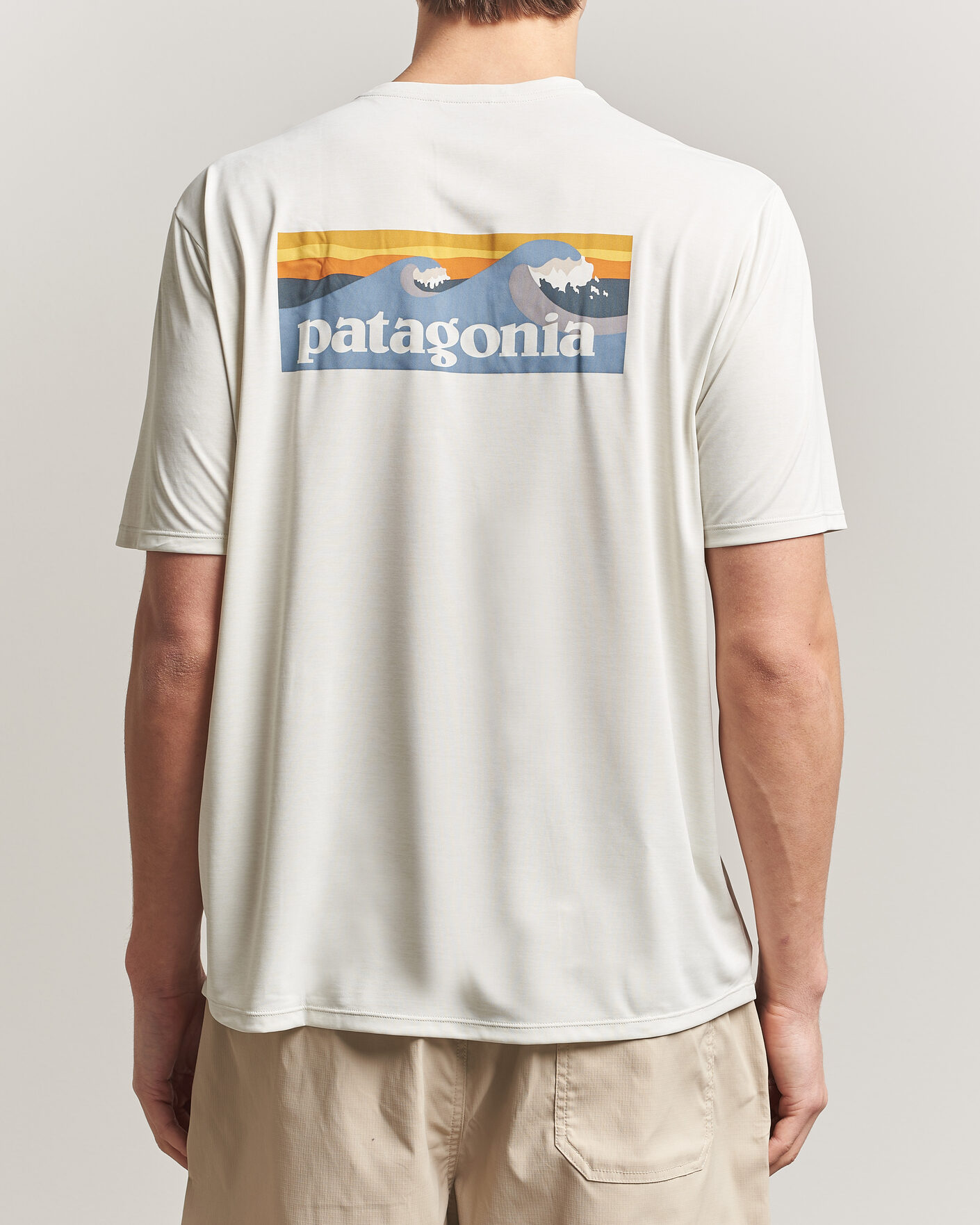 Herren | T-Shirts | Patagonia | Cap Cool Daily Logo T-Shirt Dyno White