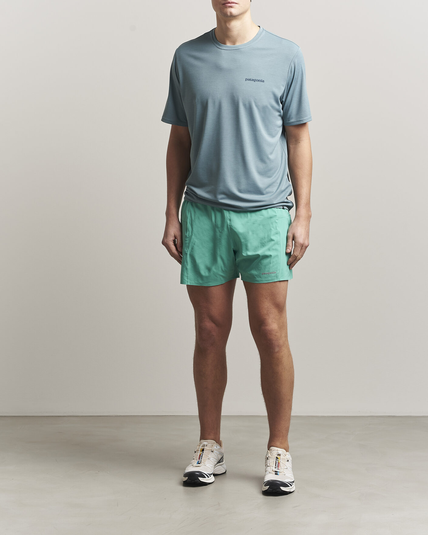 Herren | Shorts | Patagonia | Strider Pro Running Shorts Aqua Stone