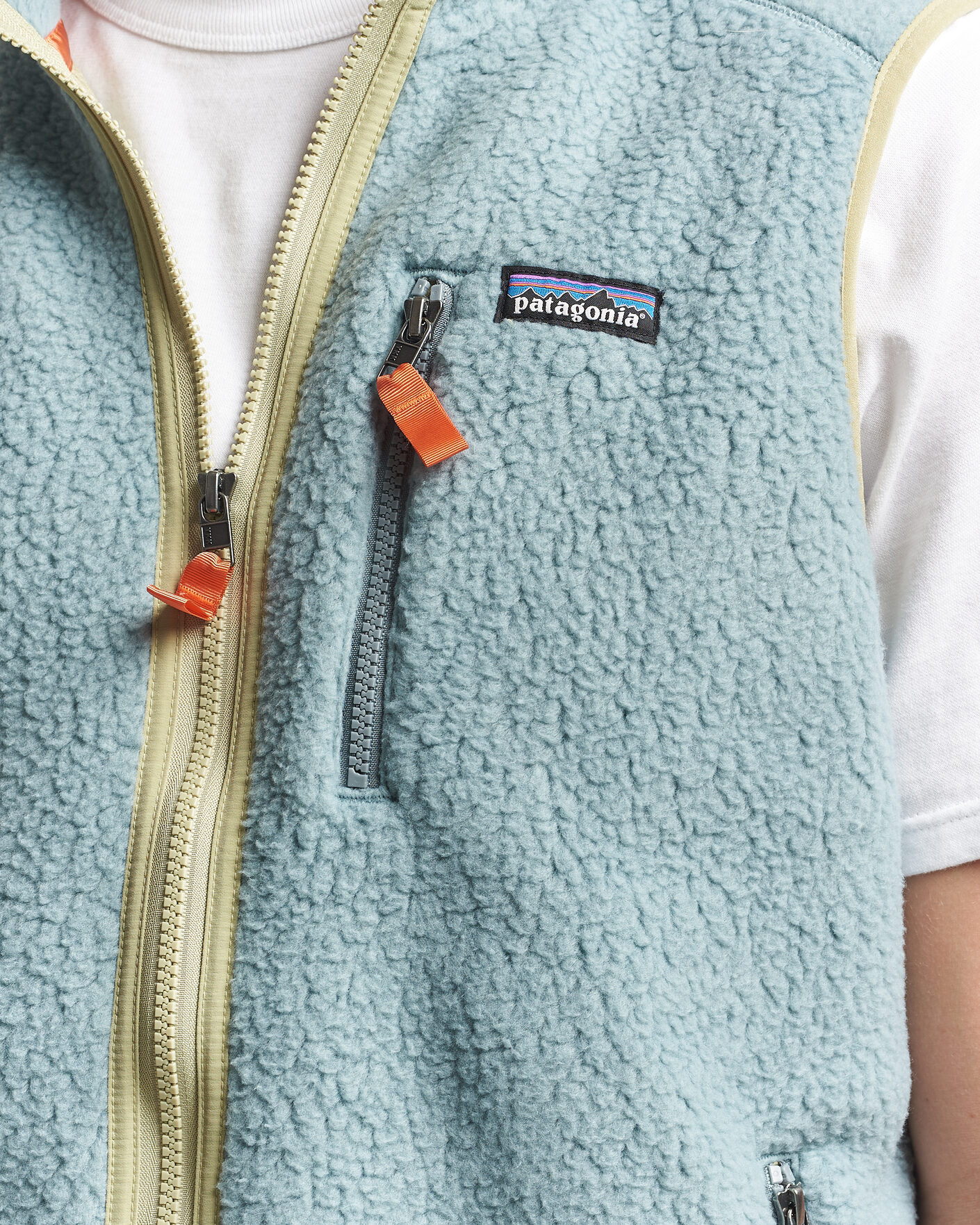 Herren | Pullover | Patagonia | Retro Pile Vest Blue Sage