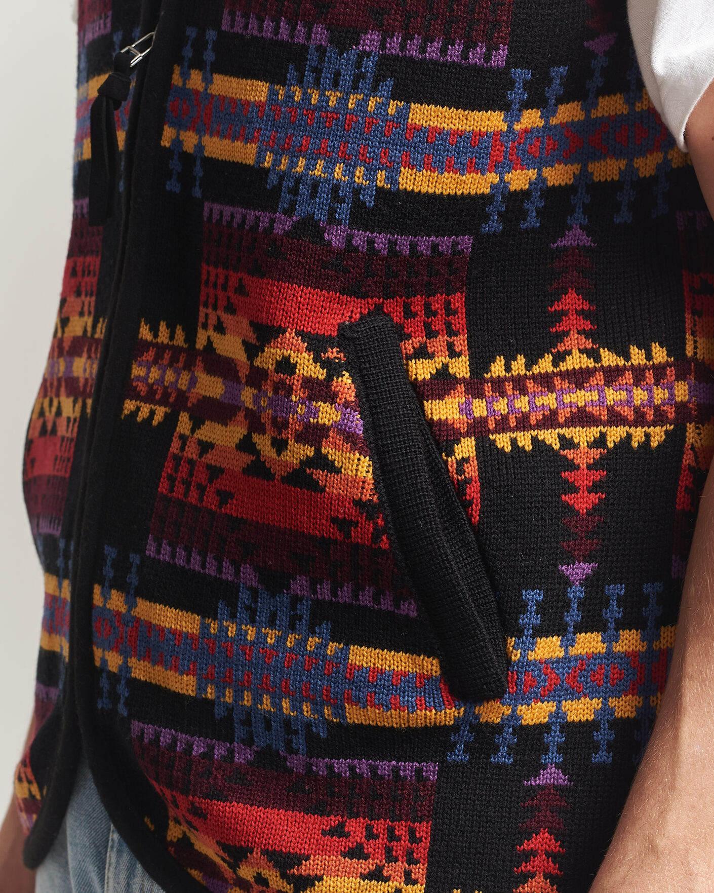 Herren | Pullover | Pendleton | Jacquard Vest Black