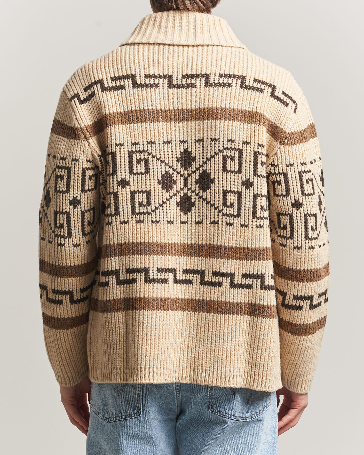 Herren | Pullover | Pendleton | Original Westerley Cardigan Tan/Brown