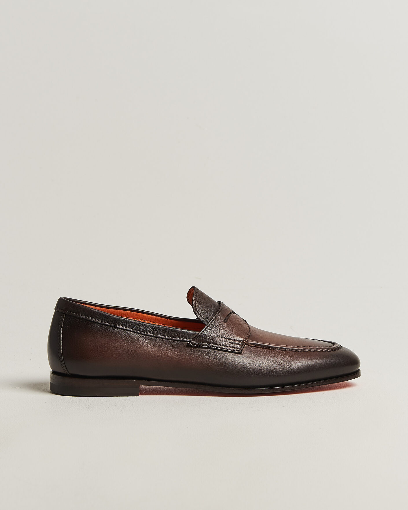 Herren | Loafer | Santoni | Penny Loafers Dark Brown Calf