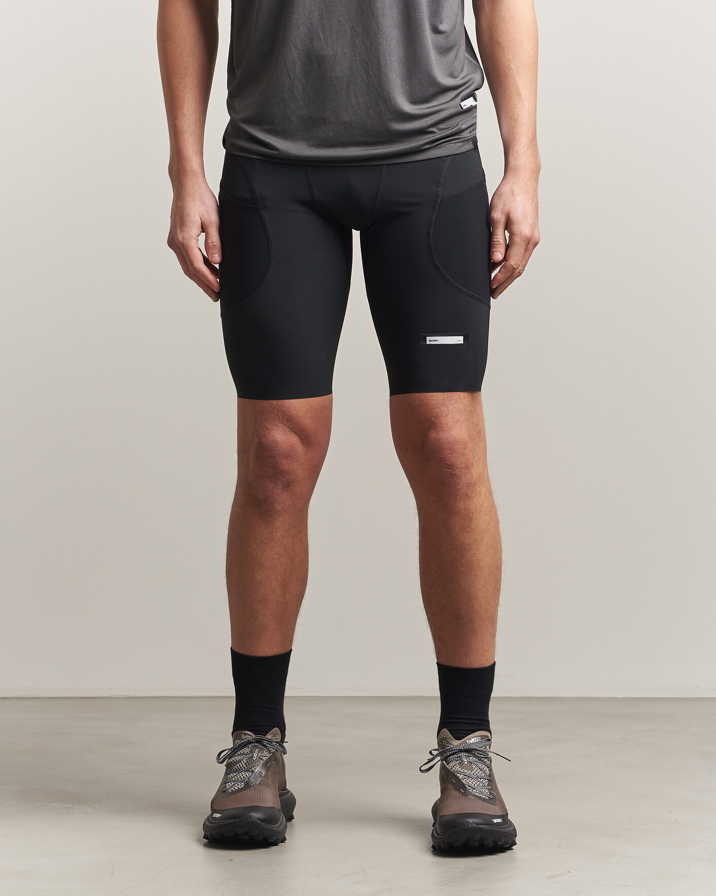 Herren | Shorts | Satisfy | TechSilk Evo 9 Half Tight Black