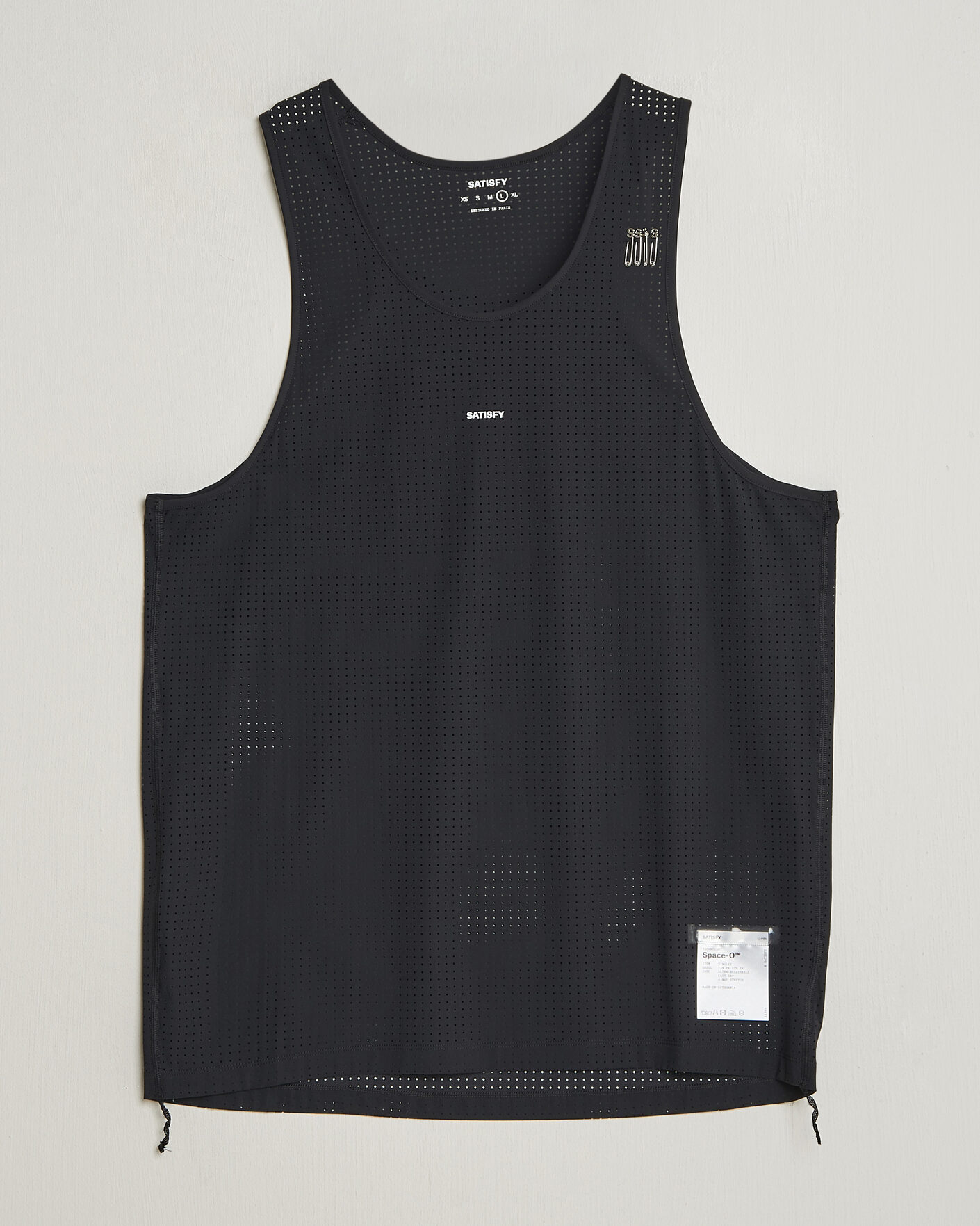 Herren | T-Shirts | Satisfy | Space-O Singlet Black