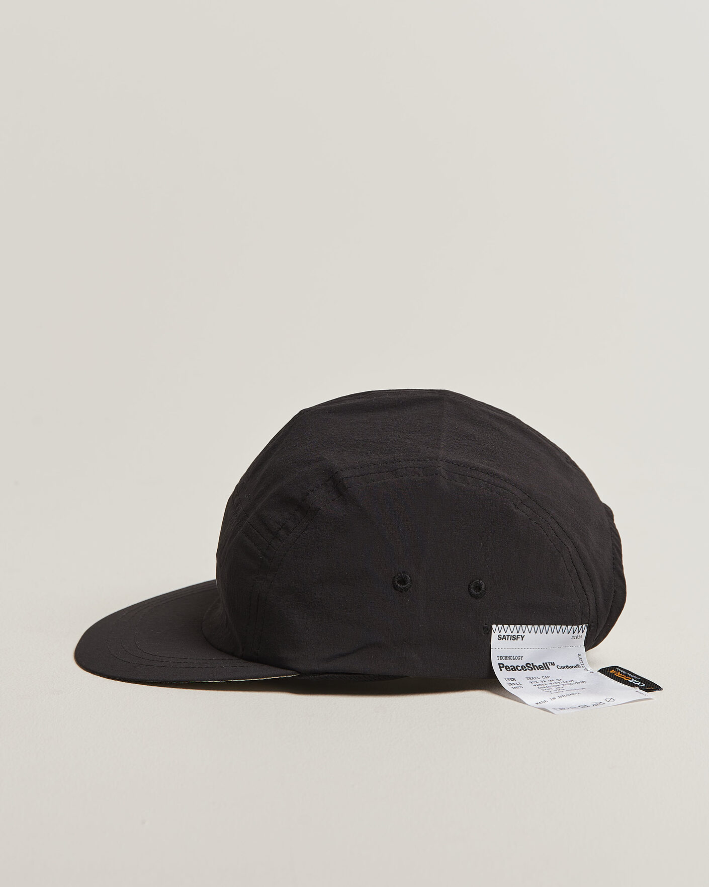 Herren | Hüte & Mützen | Satisfy | PeaceShell Cordura Trail Cap Black