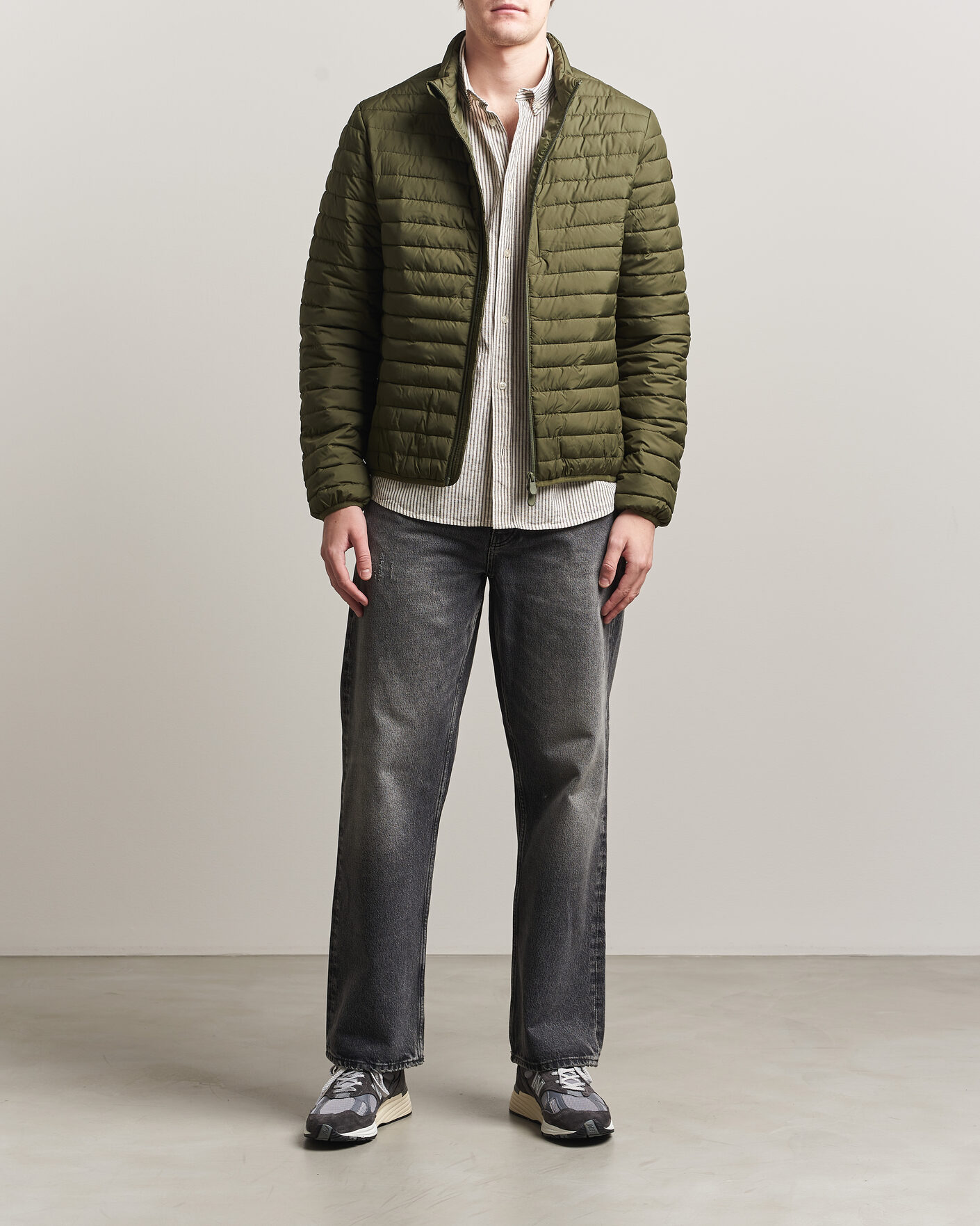 Herren | Jacken | Save The Duck | Cole Lightweight Padded Jacket Snake Green