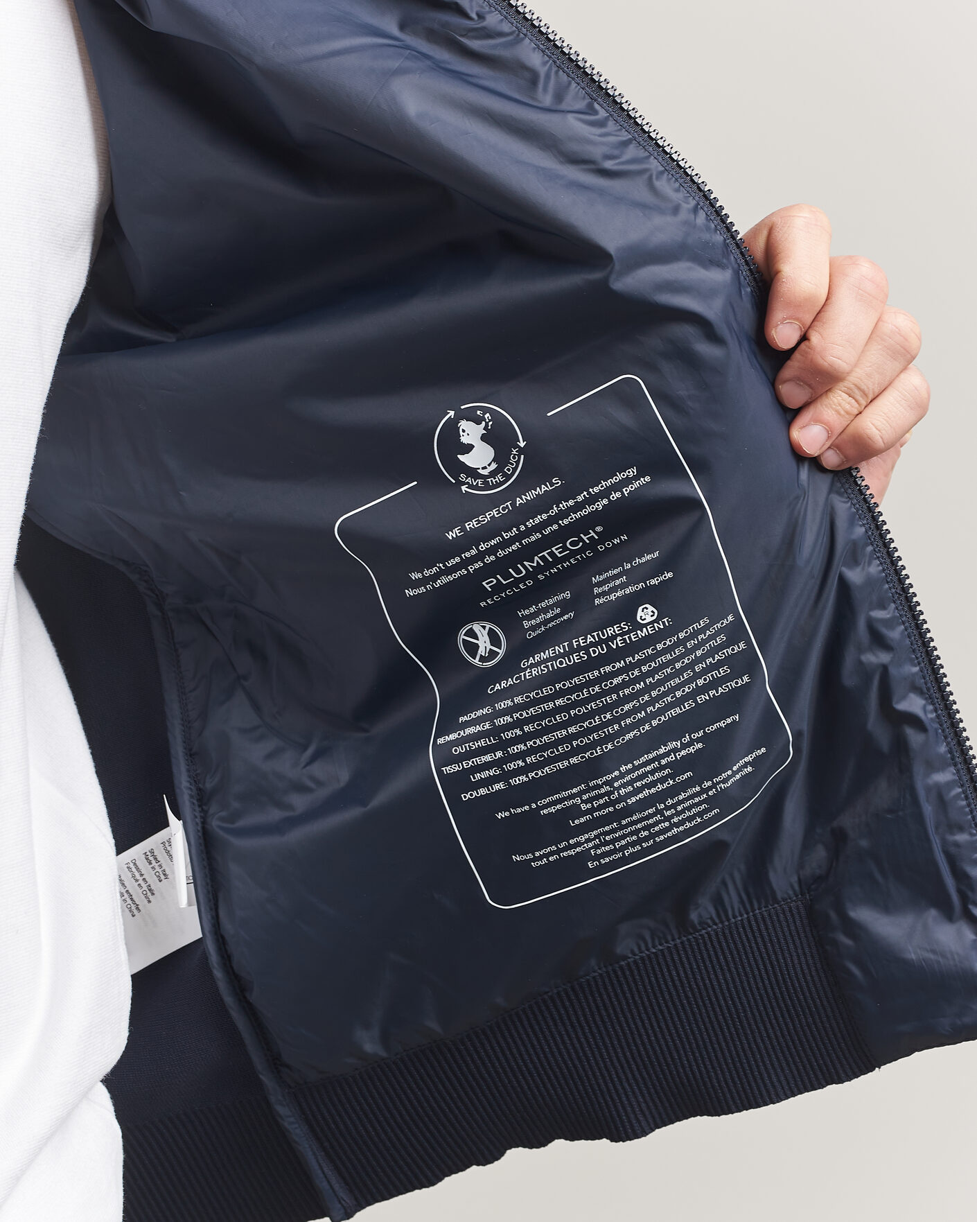 Herren | Jacken | Save The Duck | Alfo Hybrid Jacket Navy Blue