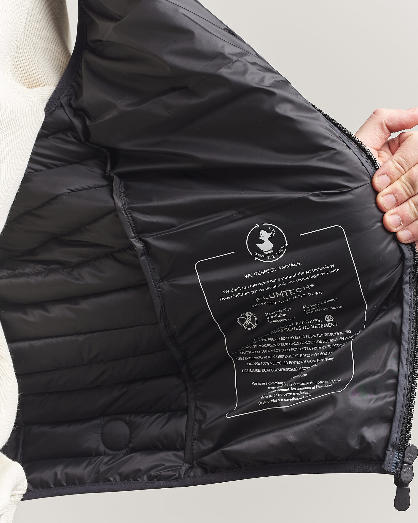 Herren | Westen | Save The Duck | Dave Lightweight Padded Vest Black