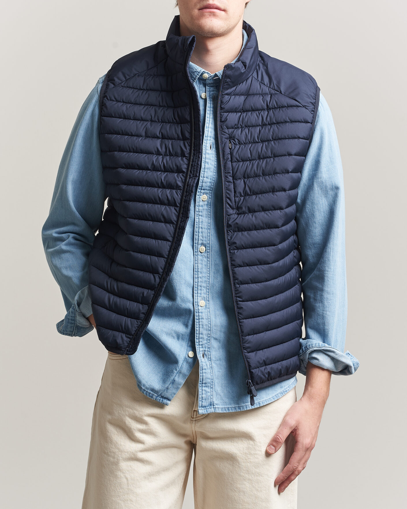 Herren | Westen | Save The Duck | Dave Lightweight Padded Vest Navy Blue