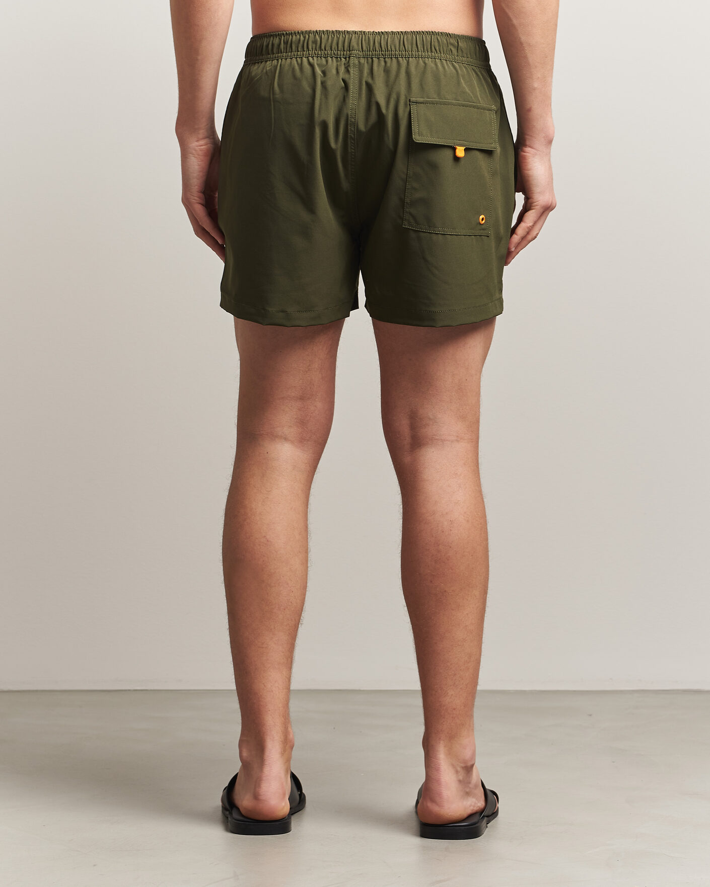 Herren | Badehosen | Save The Duck | Plain Drawstring Swimshorts Snake Green