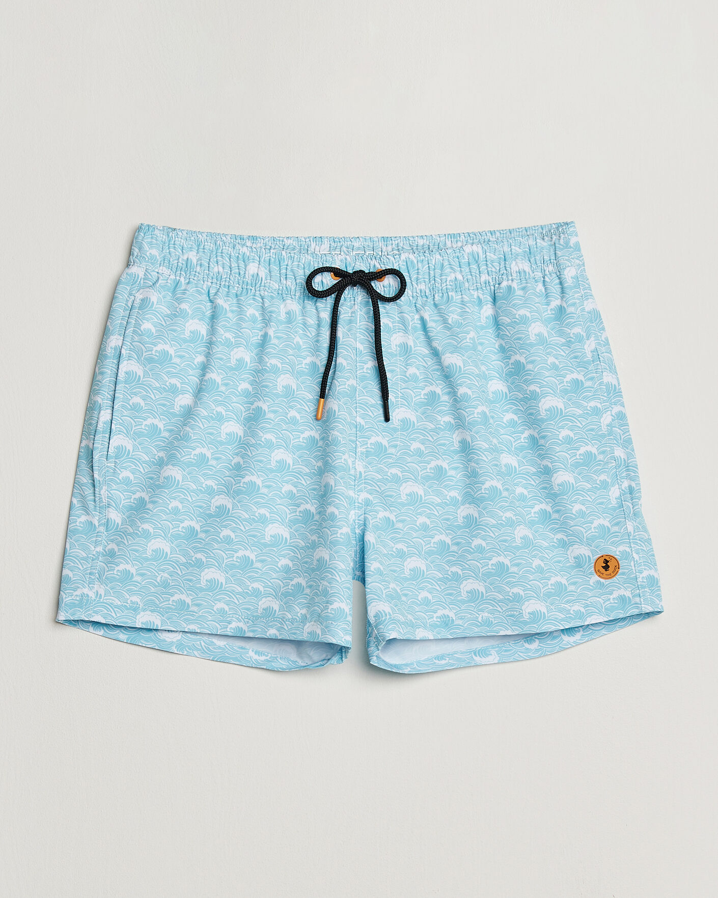 Herren | Badehosen | Save The Duck | Printed Drawstring Swimshorts Waves