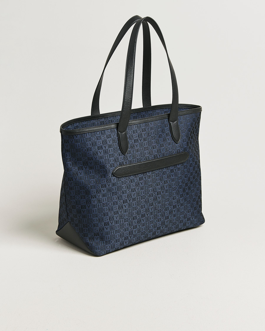 Herren | Taschen | Smythson | Canvas Stamp Tote Navy