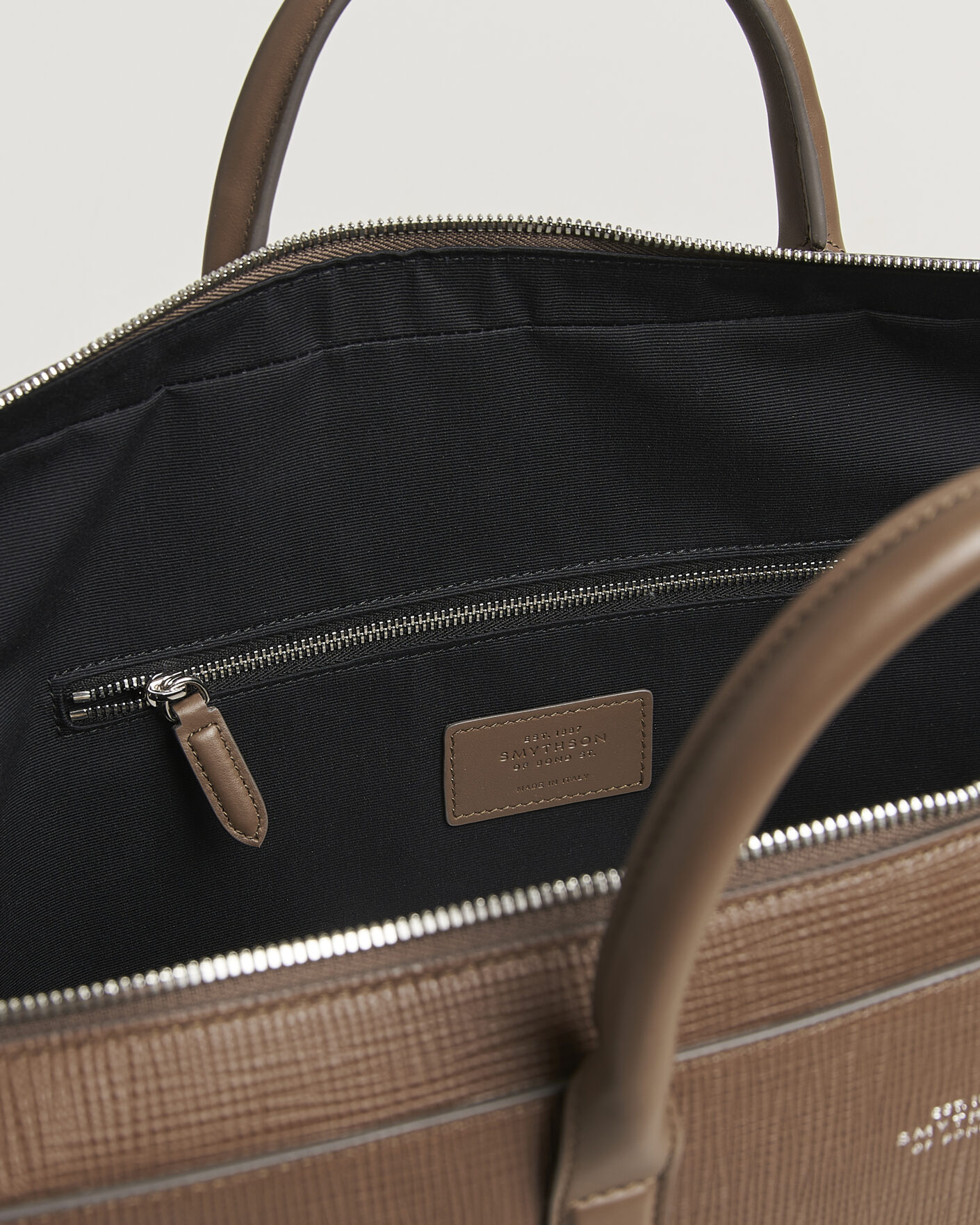 Herren | Taschen | Smythson | Panama Slim Lightweight Briefcase Fawn