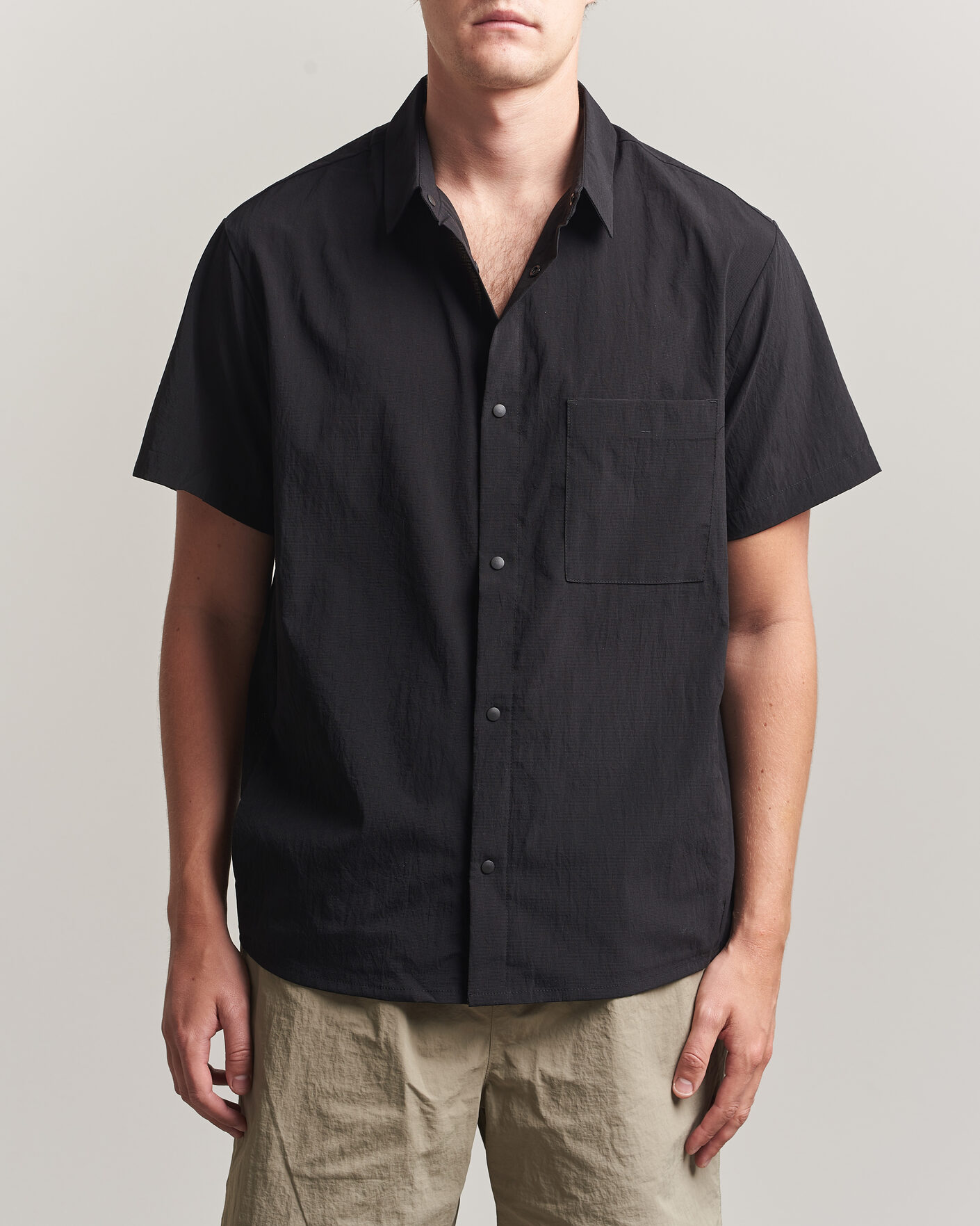 Herren | T-Shirts | Snow Peak | Quick Dry Shirt Black