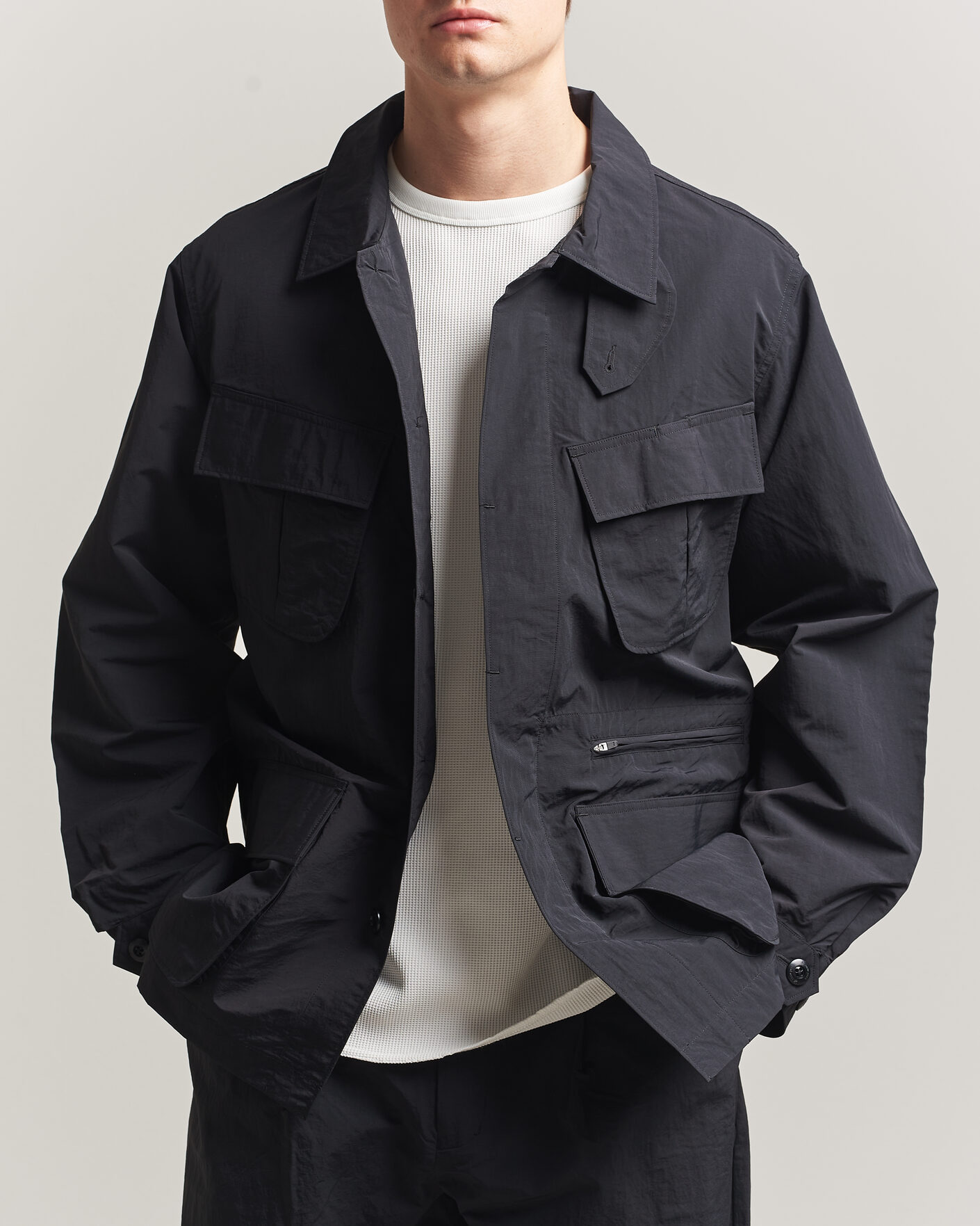 Herren | Jacken | Snow Peak | Nylon Washer Jacket Black