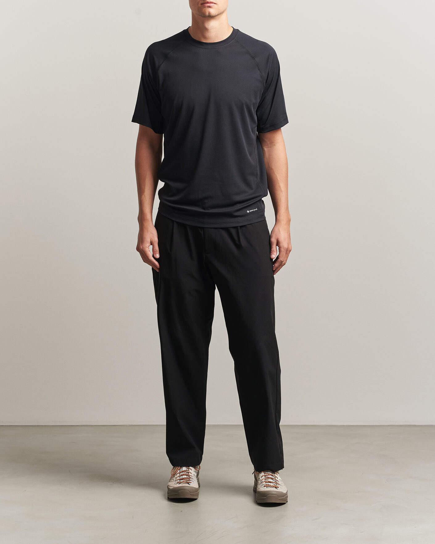 Herren | T-Shirts | Snow Peak | Polartec Power Dry T-Shirt Black