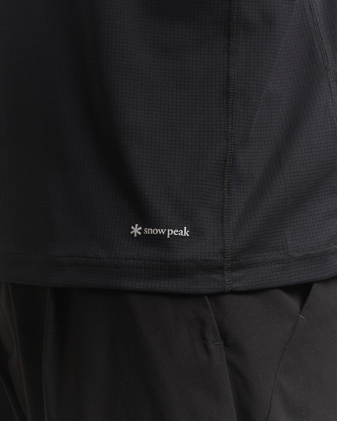 Herren | T-Shirts | Snow Peak | Polartec Power Dry T-Shirt Black