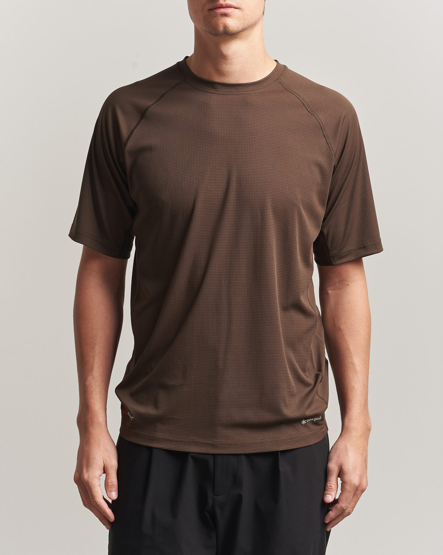 Herren | T-Shirts | Snow Peak | Polartec Power Dry T-Shirt Brown