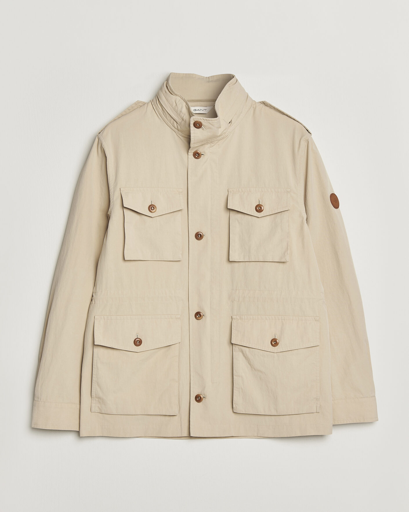 Herren | Jacken | Gant | Cotton Field Jacket Oat Beige