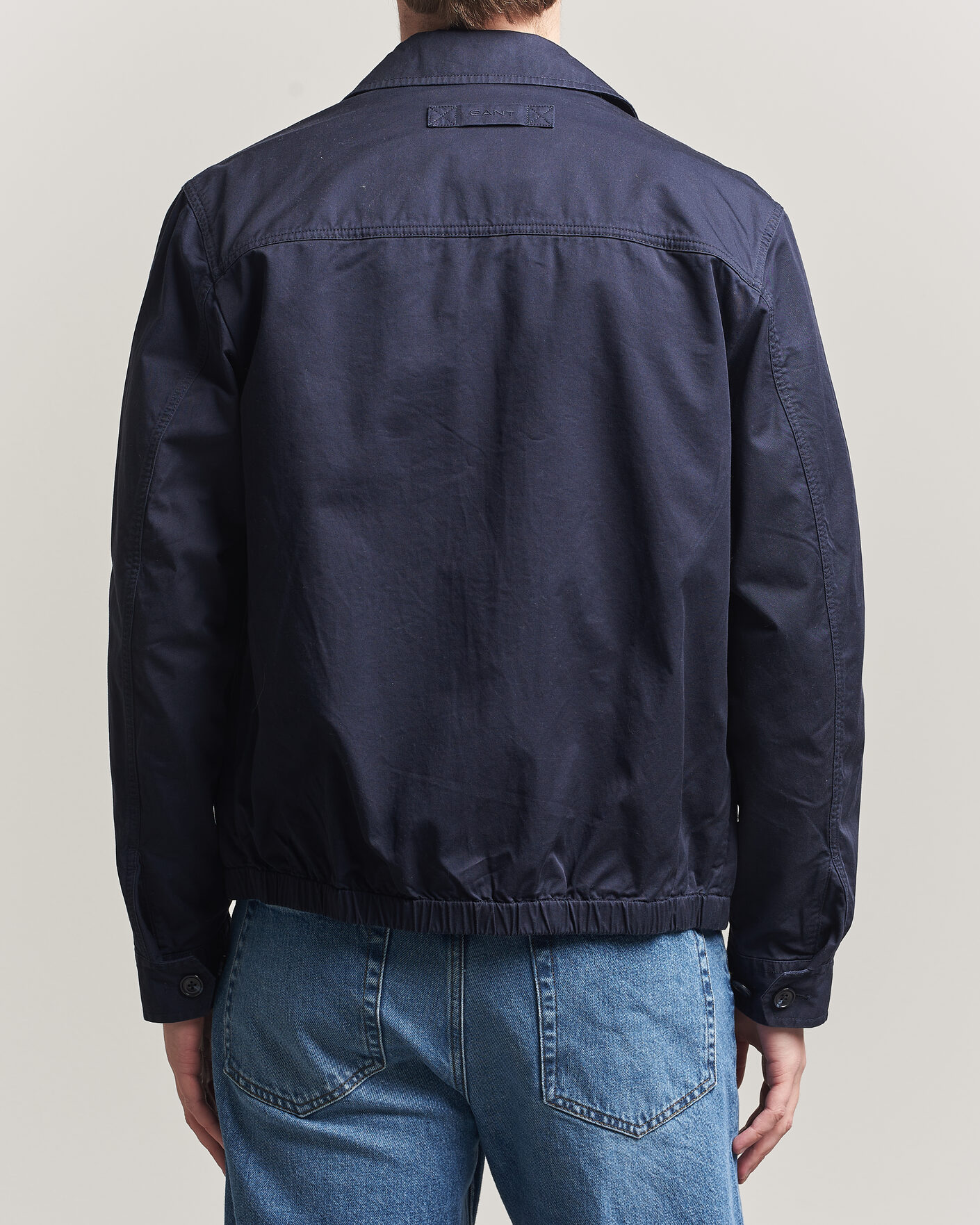Herren | Jacken | Gant | Cotton Windcheater Jacket Evening Blue