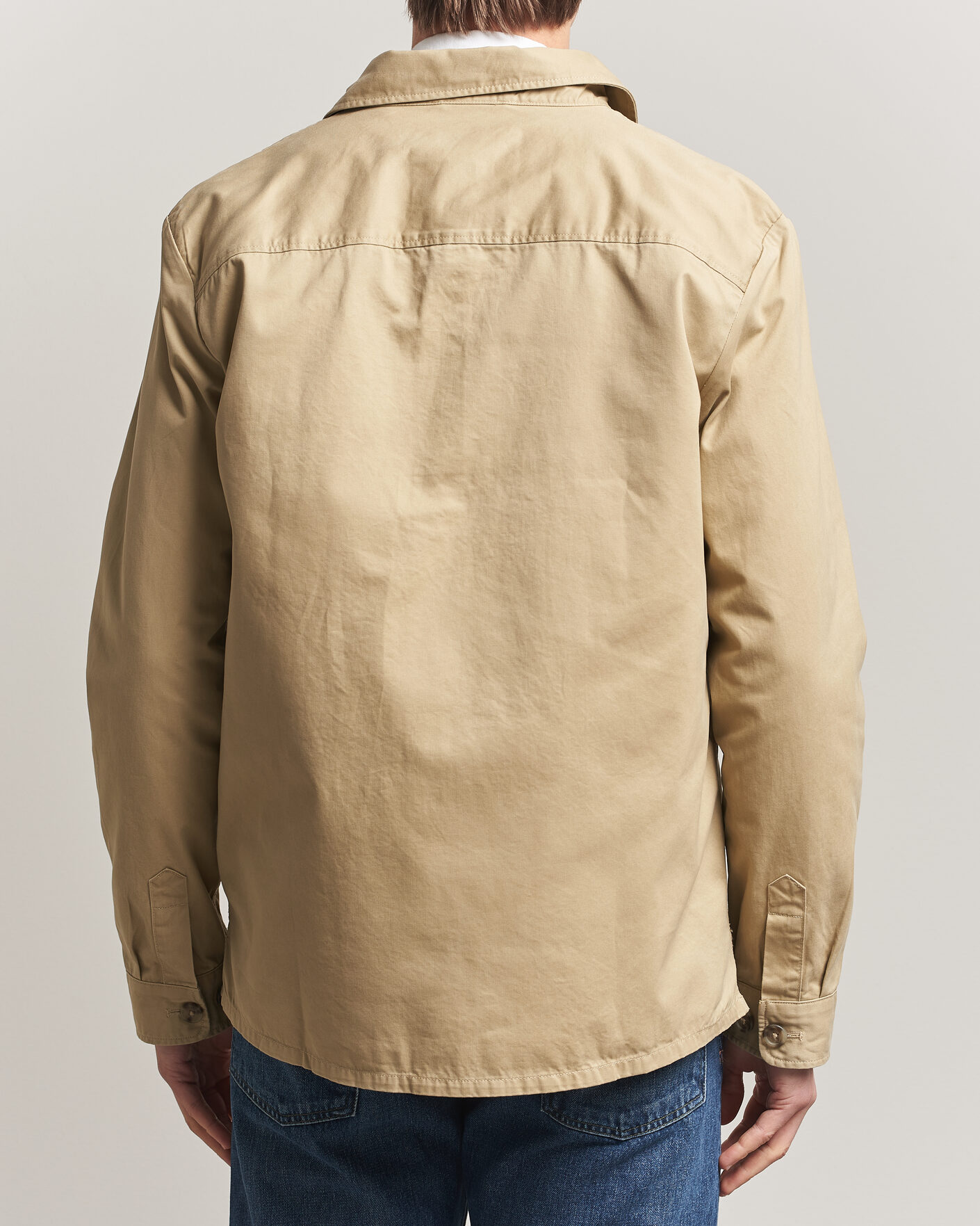 Herren | Hemden | GANT | Regular Fit Cotton Twill Overshirt Woody Beige