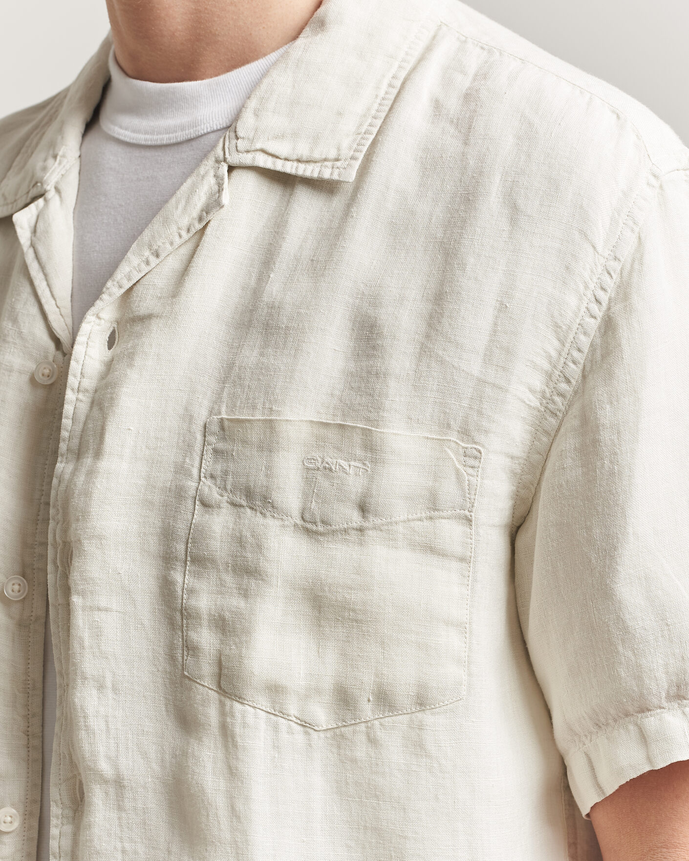 Herren | Hemden | Gant | Regular Fit Garment Dyed Resort Shirt Sand