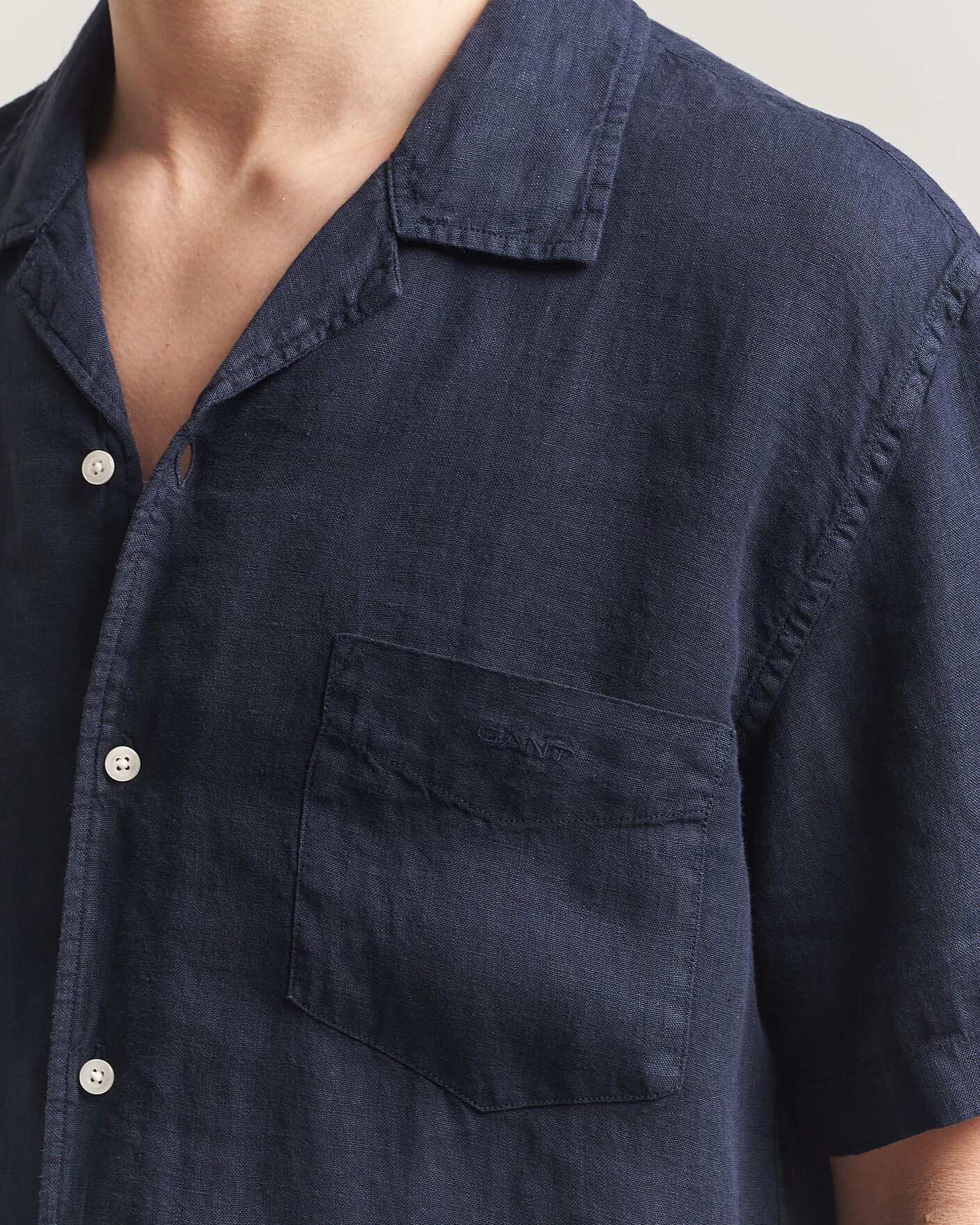 Herren | Hemden | Gant | Regular Fit Garment Dyed Resort Shirt Blue