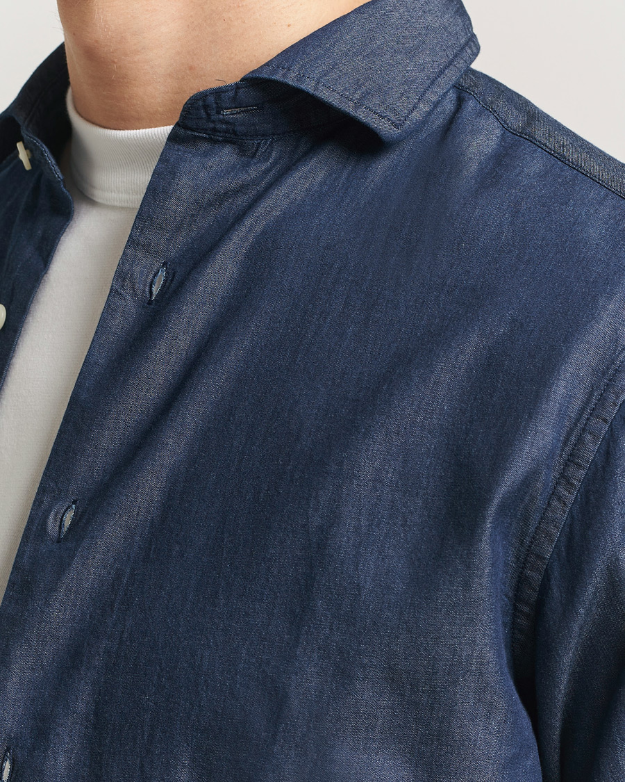 Herren | Hemden | Gant | Regular Fit Indigo Twill Shirt Dark Indigo