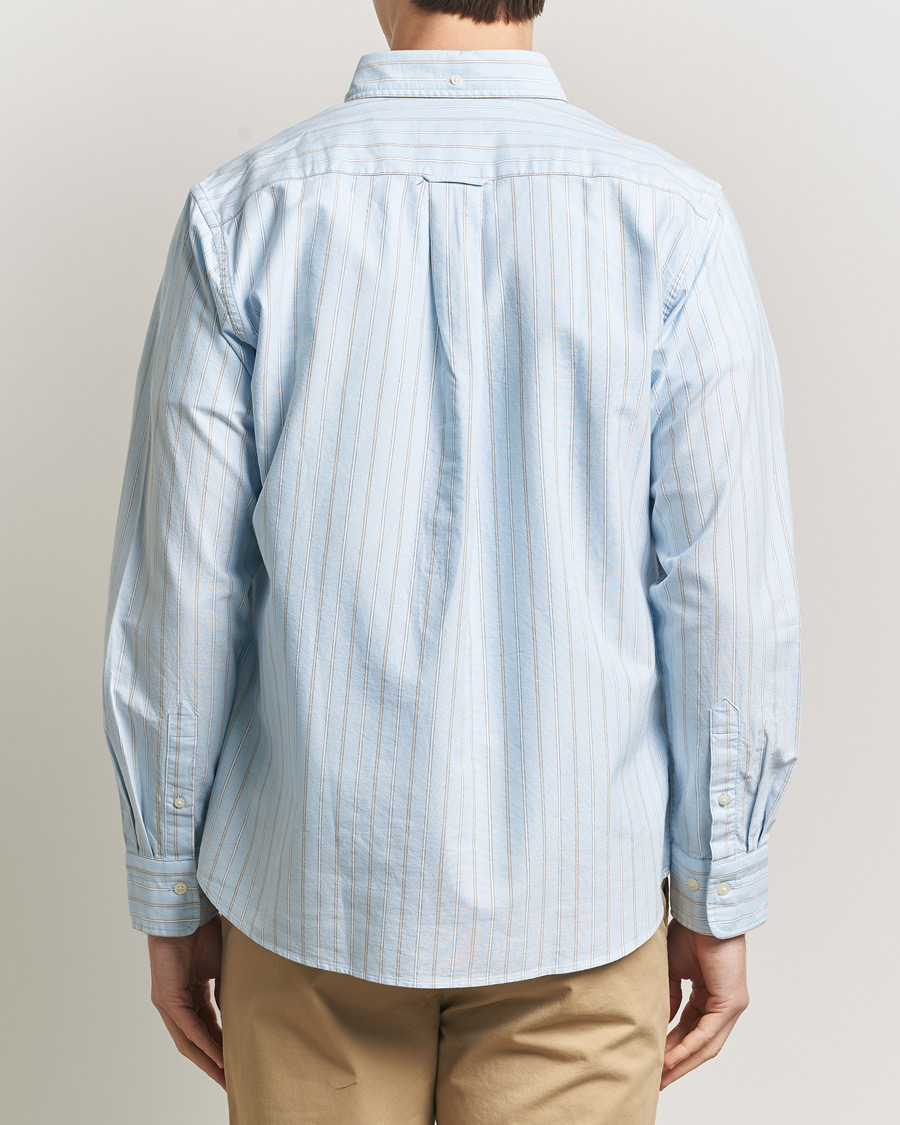Herren | Hemden | Gant | Regluar Fit Clsasic Oxford Striped Shirt Sky Blue