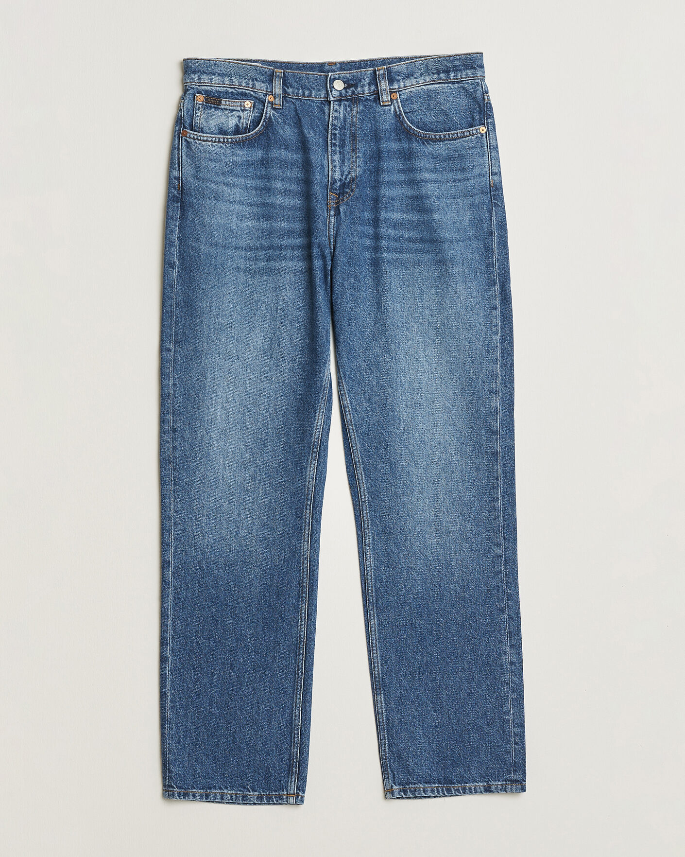 Herren | Hosen | Gant | Straight Fit Jeans Mid Blue Worn In