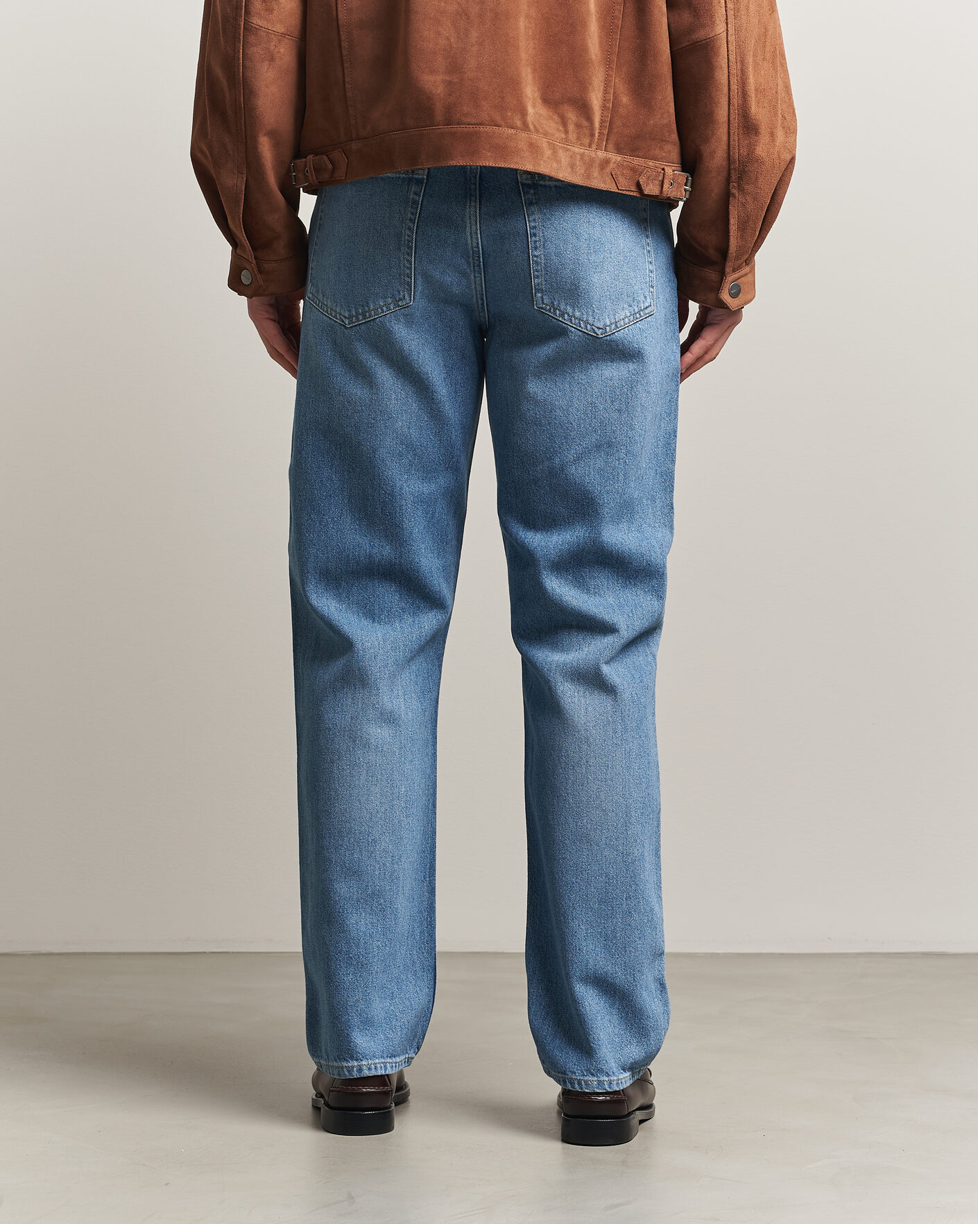 Herren | Jeans | GANT | Straight Fit Jeans Semi Light Blue Worn In