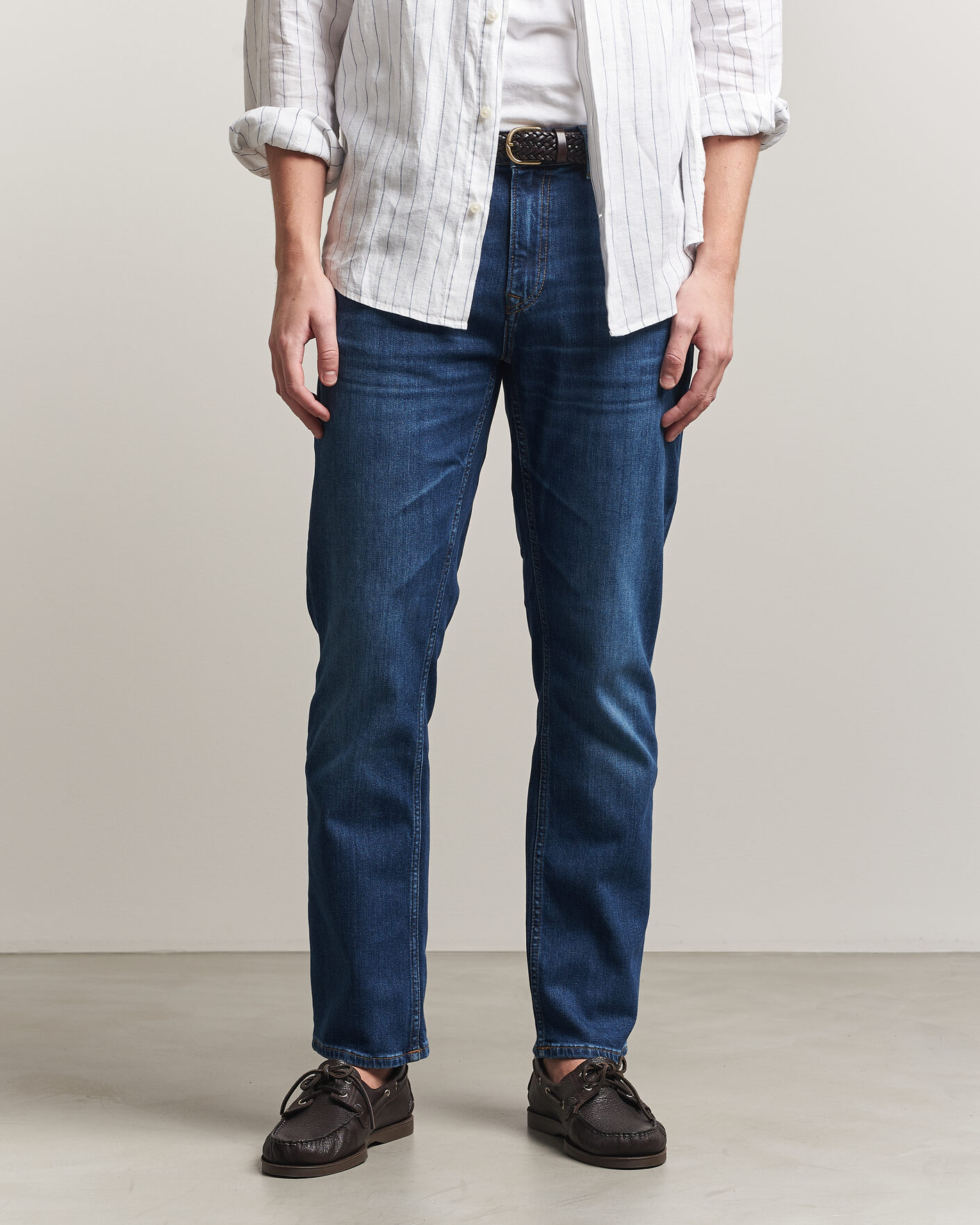 Herren | Jeans | GANT | Regular Fit Jeans Mid Blue Worn In