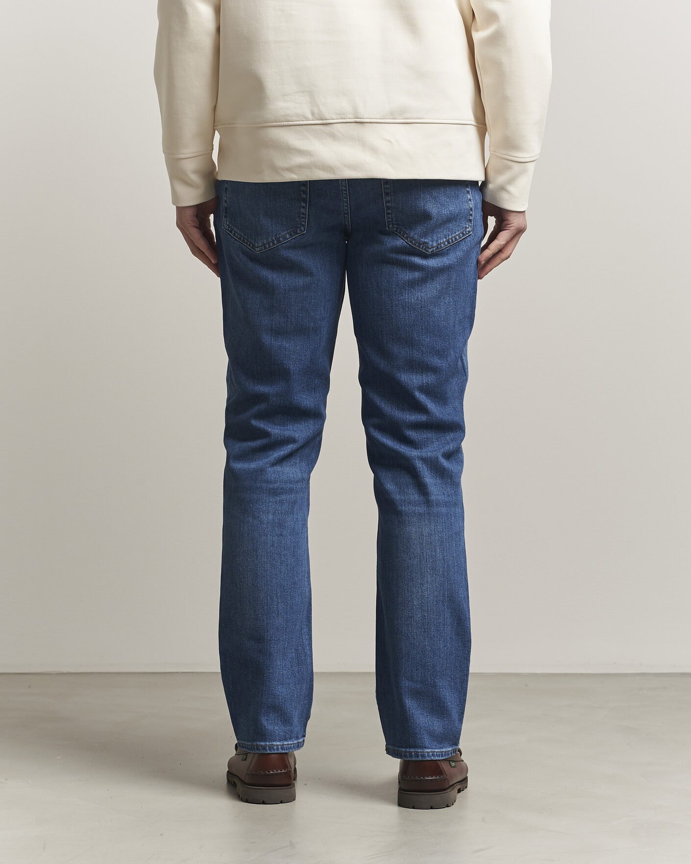 Herren | Jeans | Gant | Regular Fit Jeans Mid Blue Broken In