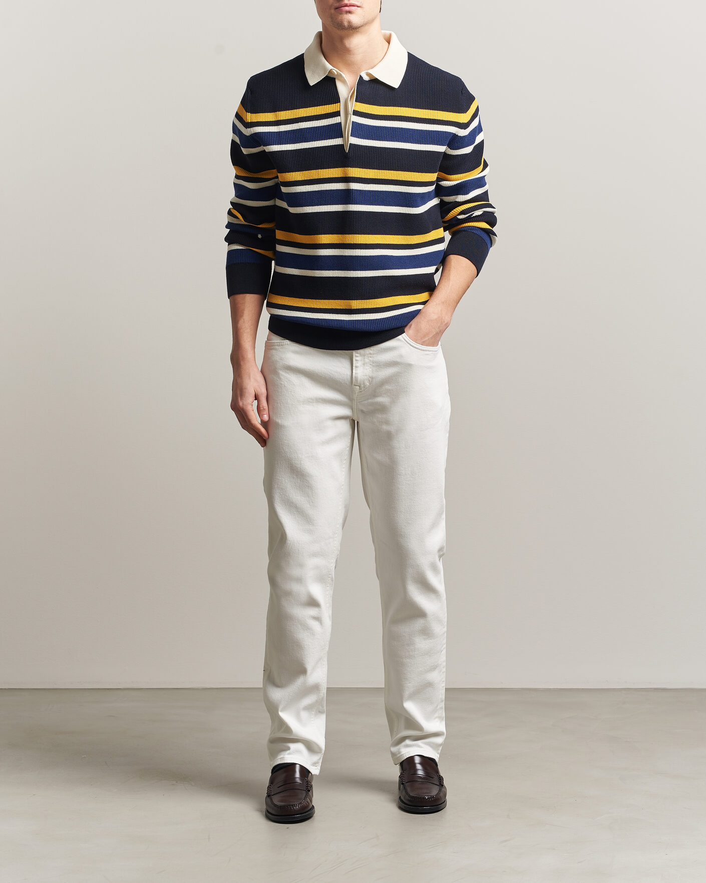 Herren | Jeans | GANT | Regular Fit Jeans Eggshell