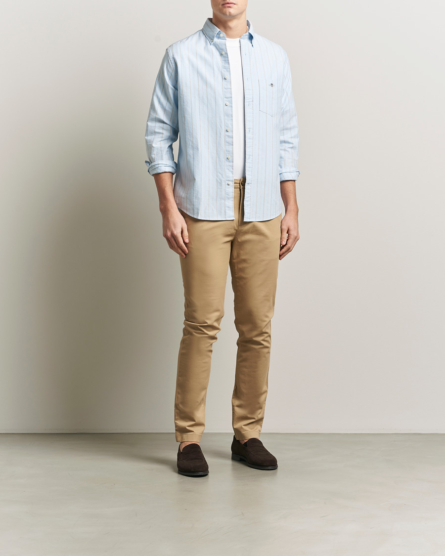 Herren | Hosen | GANT | Slim Fit Chinos Dark Khaki