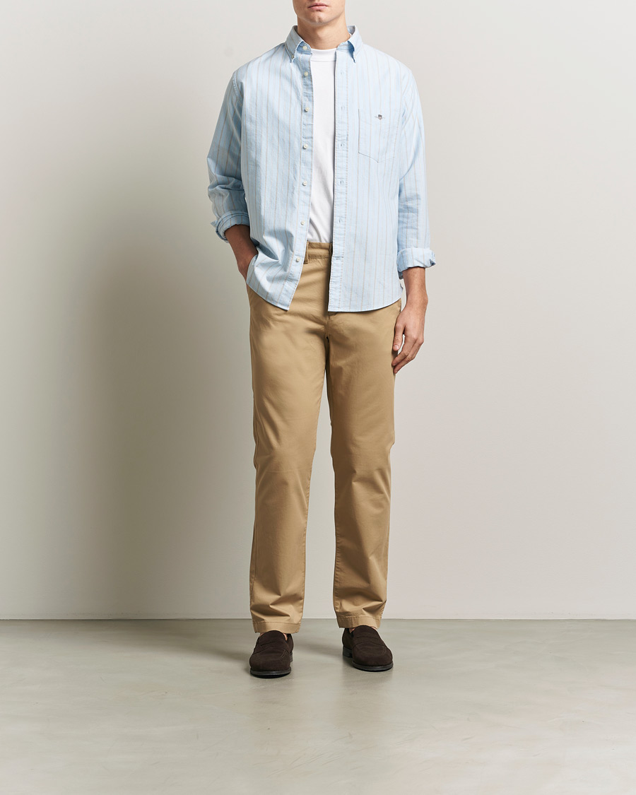 Herren | Hosen | GANT | Regular Fit Chinos Dark Khaki
