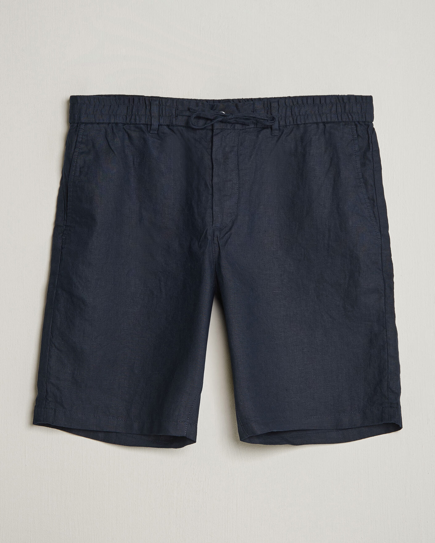 Herren | Shorts | GANT | Regular Fit Linen Drawstring Shorts Evening Blue