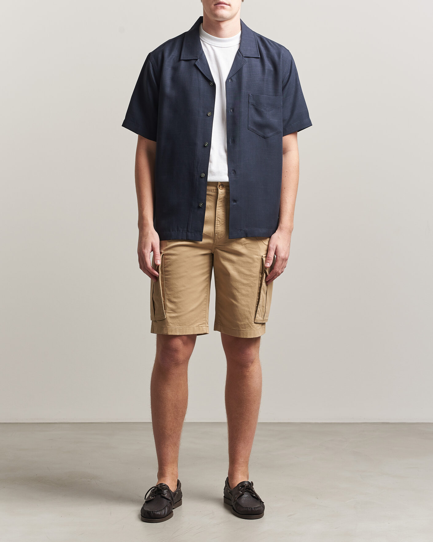 Herren | Shorts | GANT | Regular Fit Classic Cargo Shorts Dark Khaki