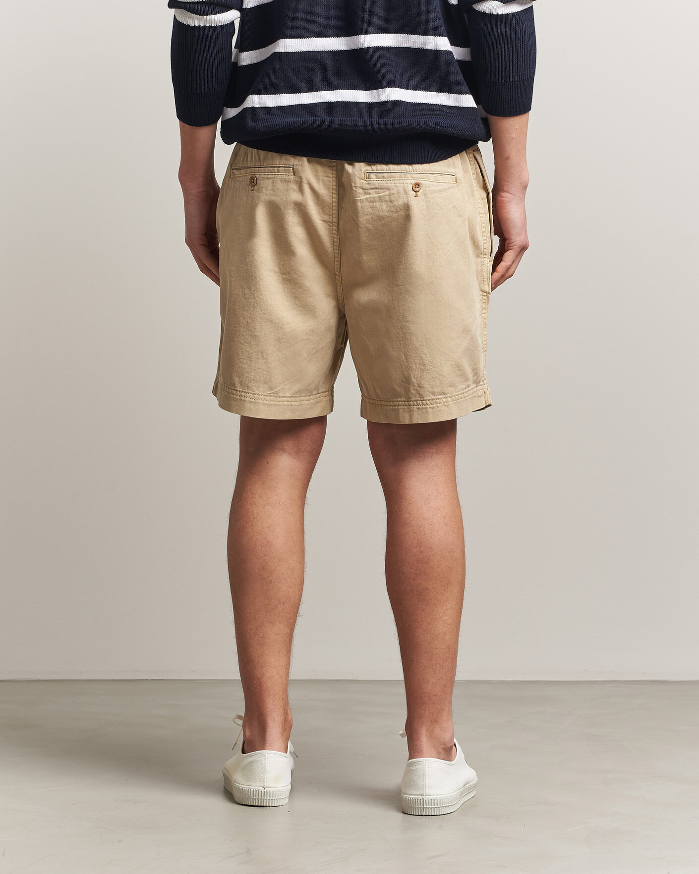 Herren | Shorts | GANT | Regular Fit Sunfaded Drawstring Oat Beige